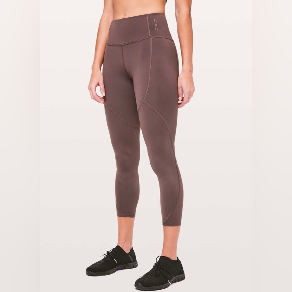 Lululemon Brown High-Waisted Leggings XS S Size 4 EUC
